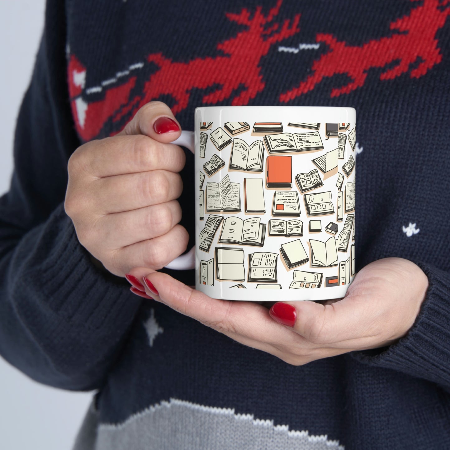 Books, Books, Books! Copy of Ceramic Mug 11oz