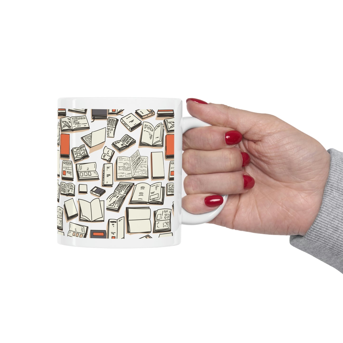 Books, Books, Books! Copy of Ceramic Mug 11oz