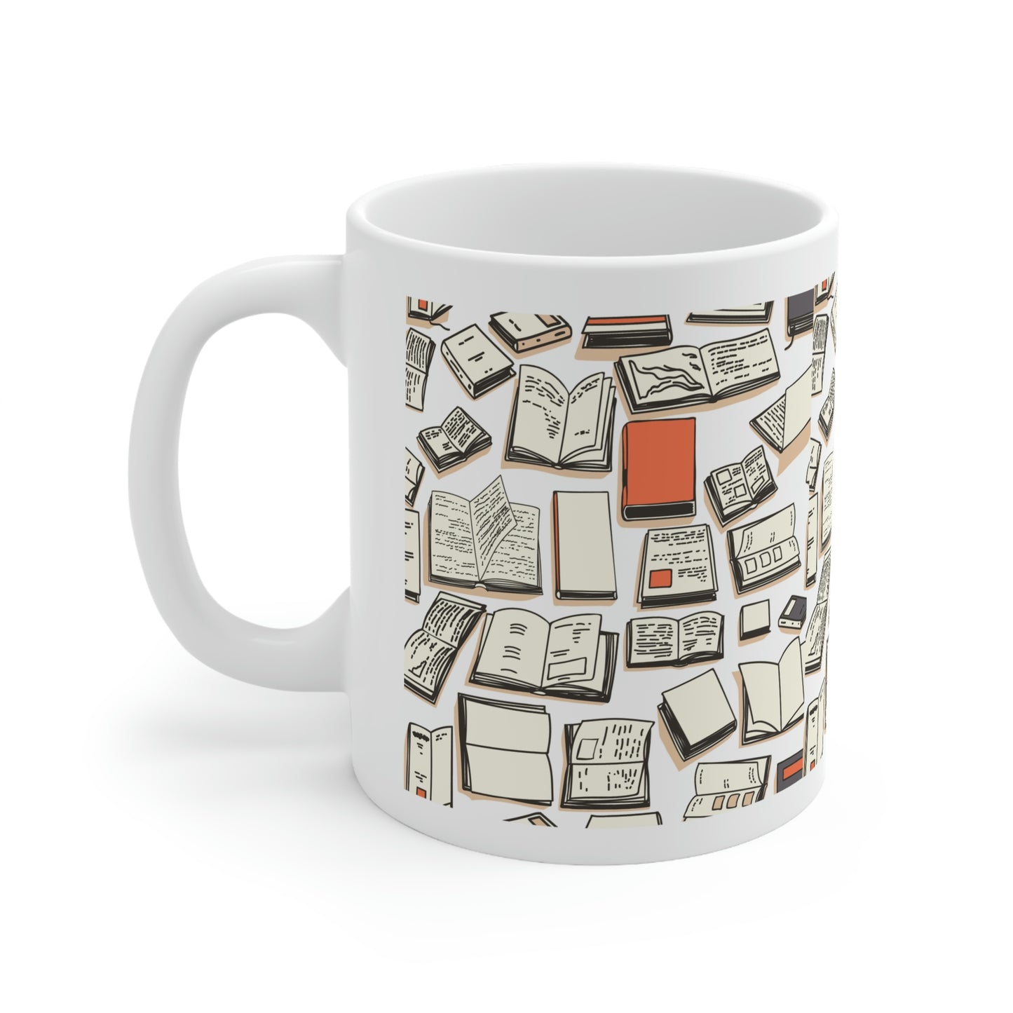 Books, Books, Books! Copy of Ceramic Mug 11oz