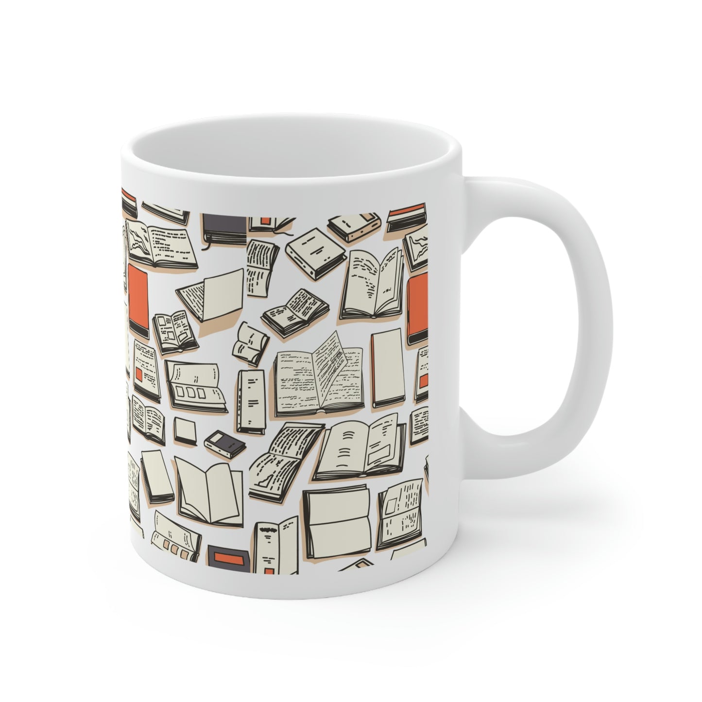 Books, Books, Books! Copy of Ceramic Mug 11oz