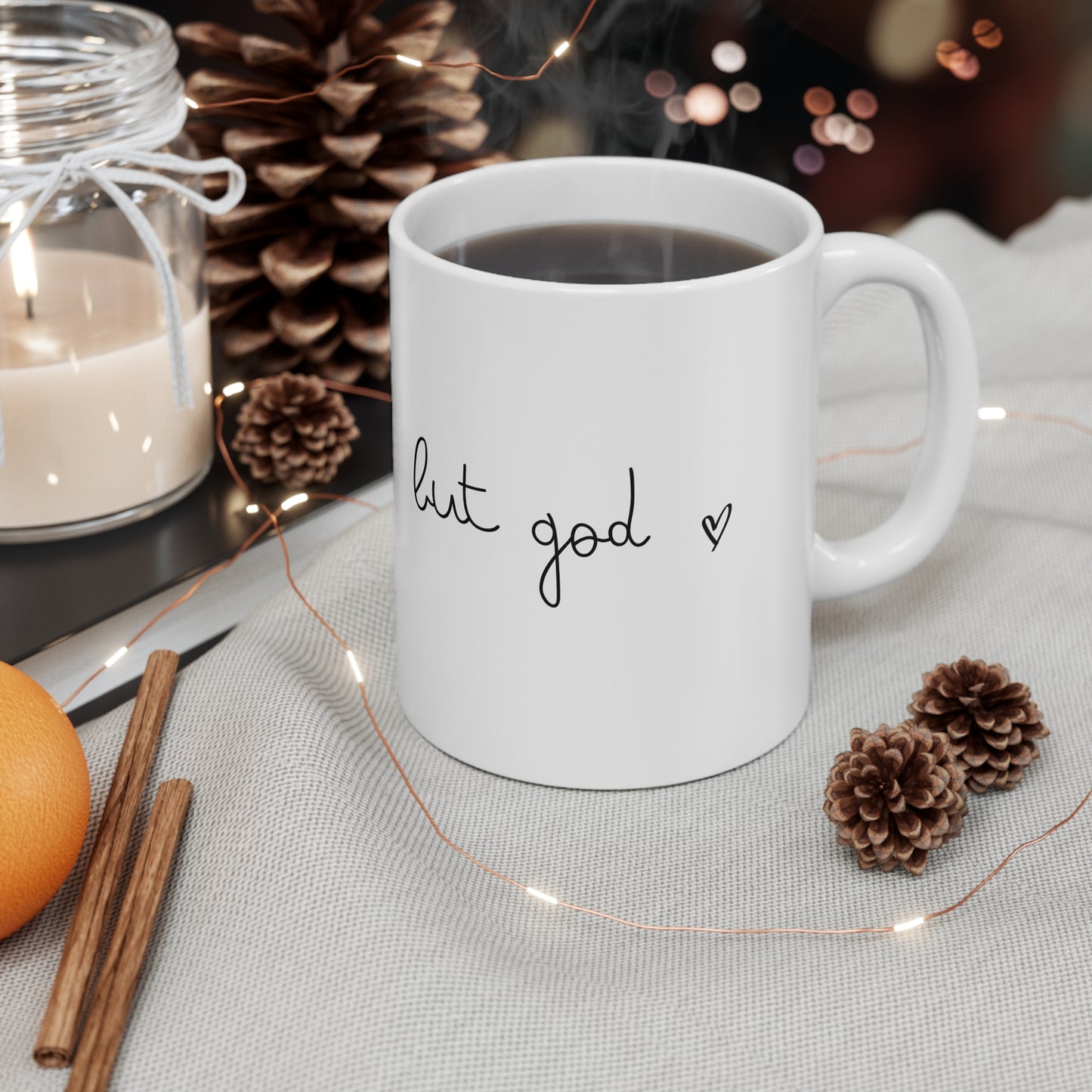 But God Ceramic Mug 11oz