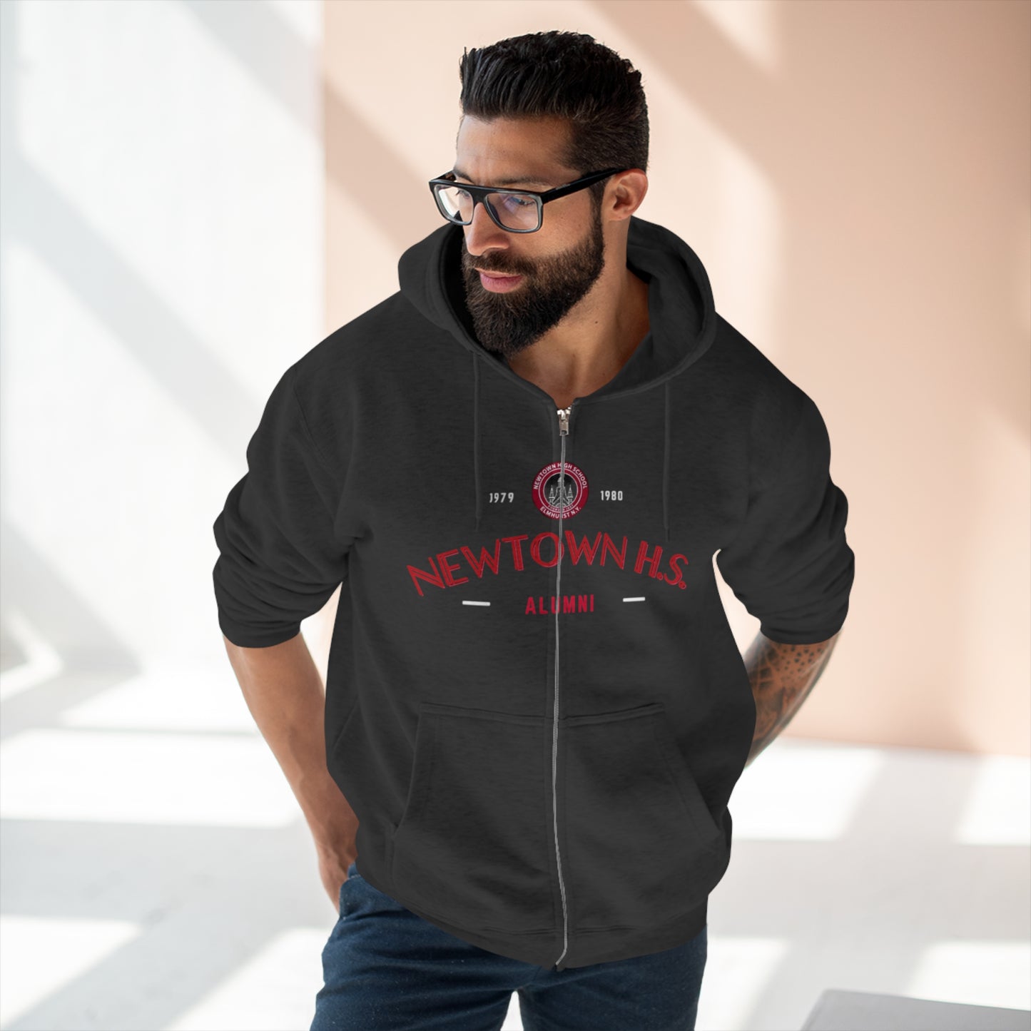 Newtown Unisex Zip Hoodie