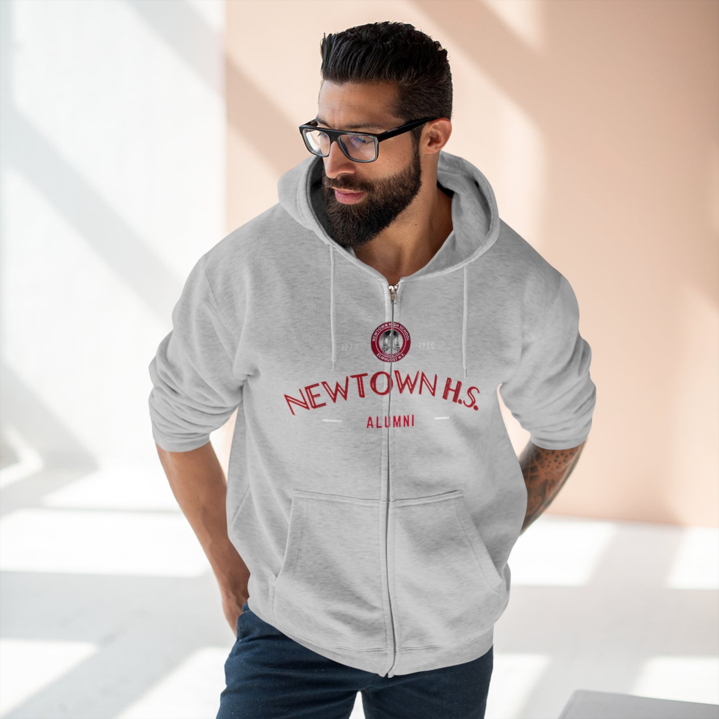 Newtown Unisex Zip Hoodie