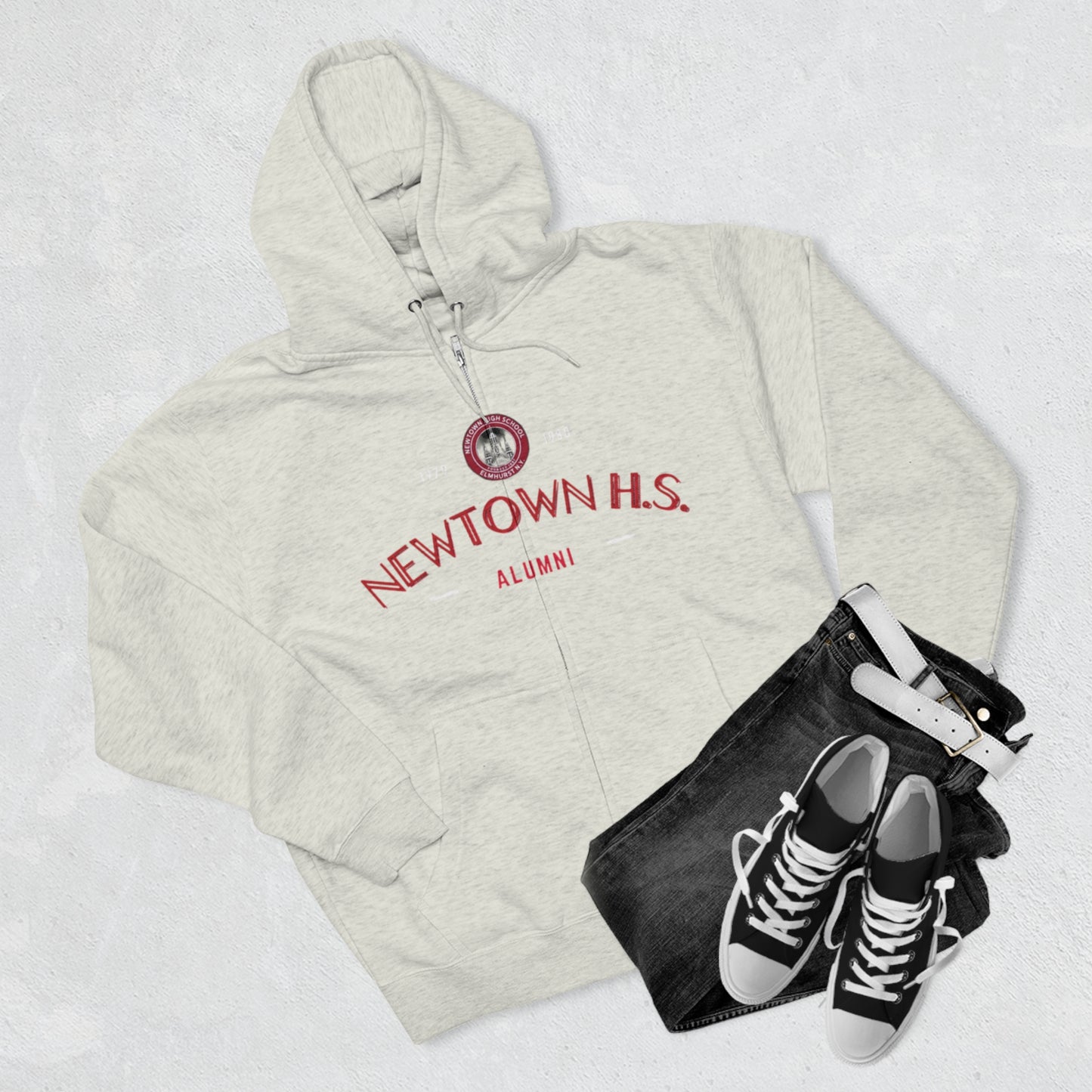 Newtown Unisex Zip Hoodie