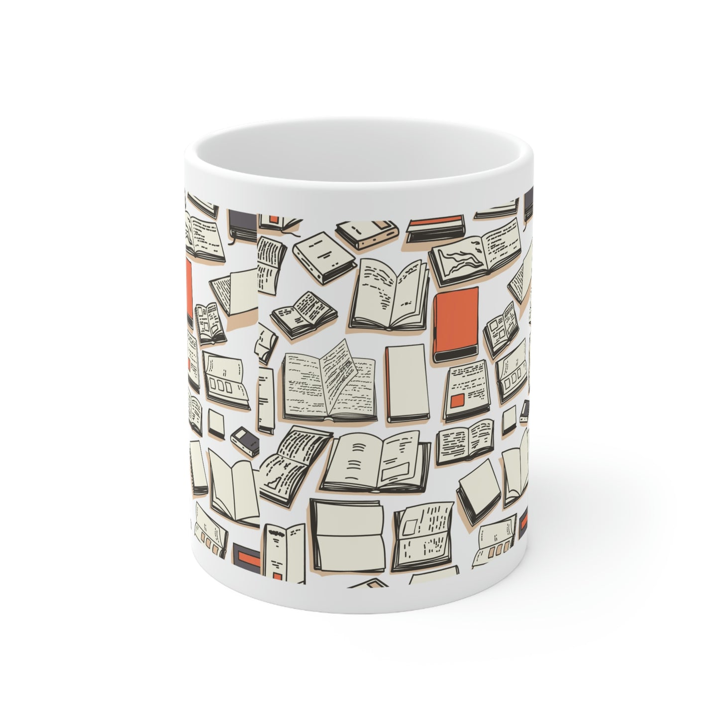 Books, Books, Books!  Copy of Ceramic Mug 11oz