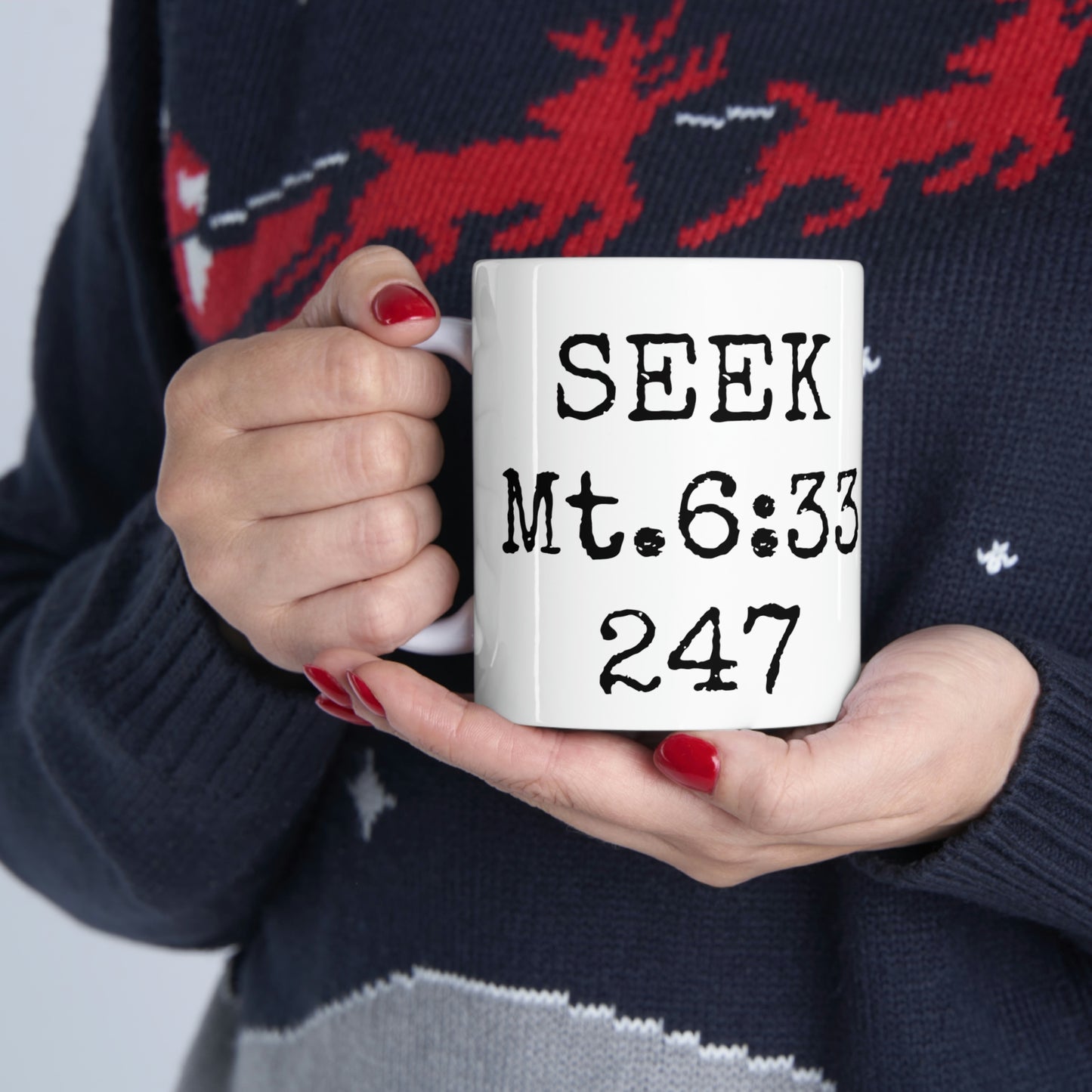 "SEEK" Ceramic Mug 11oz