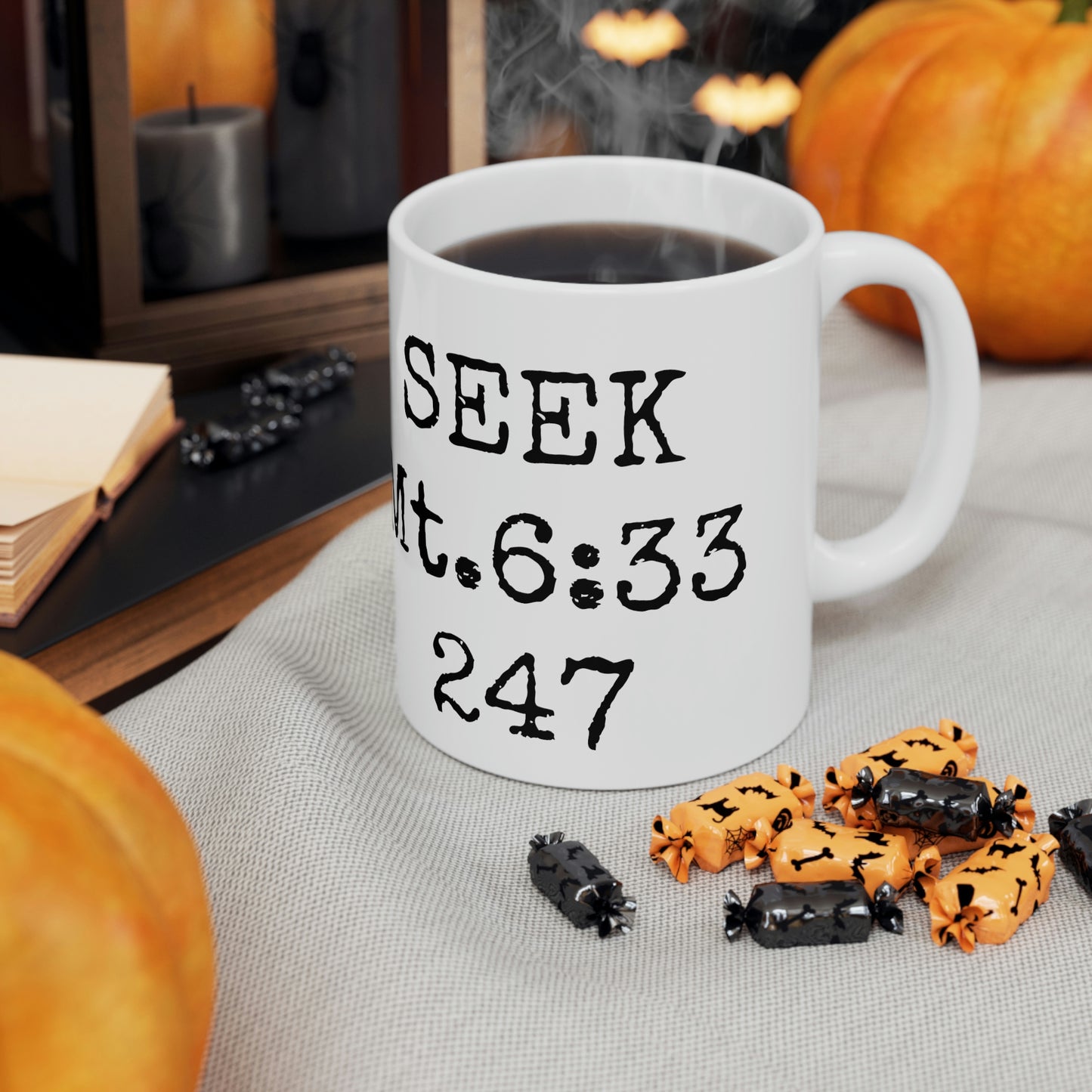 "SEEK" Ceramic Mug 11oz