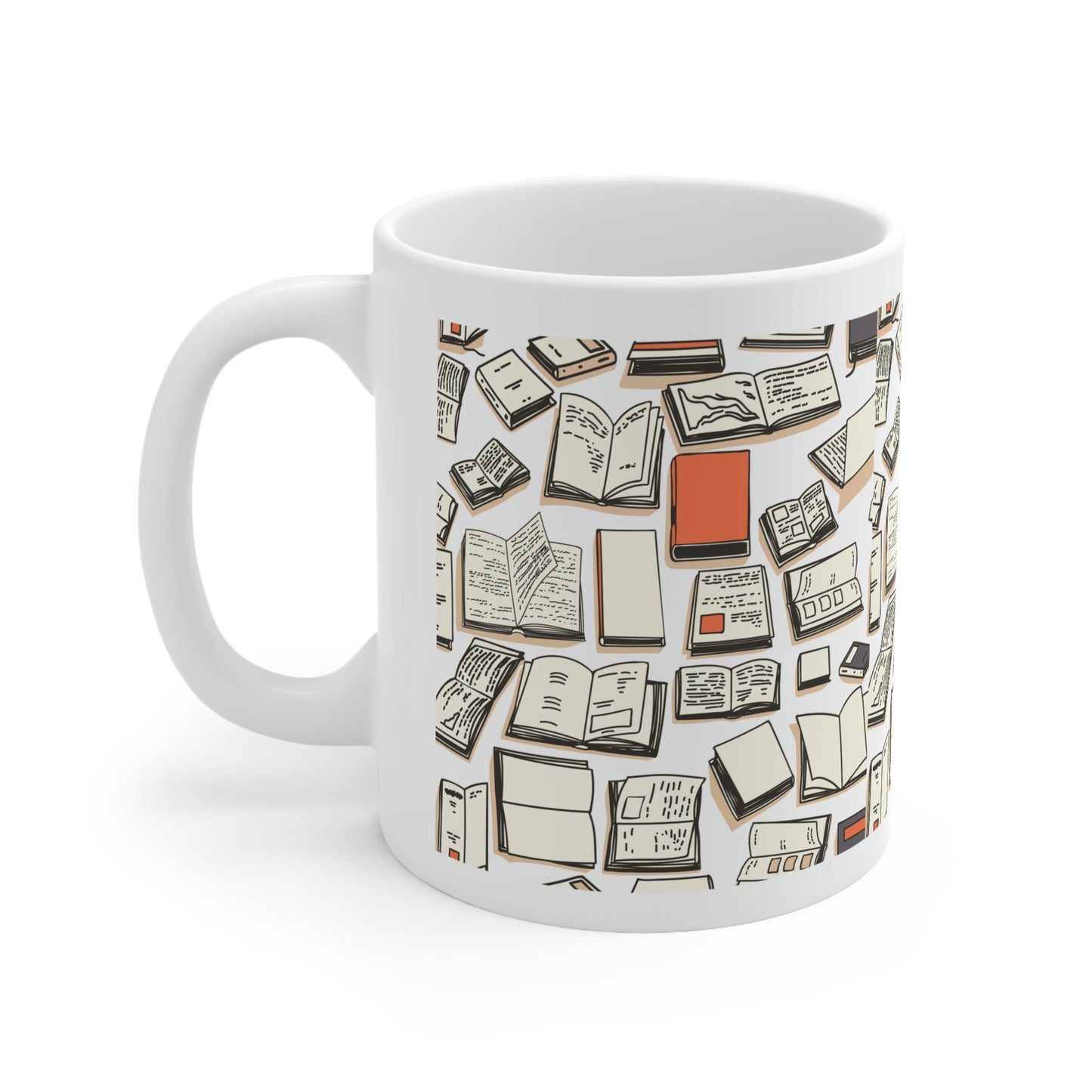 Books, Books, Books!  Copy of Ceramic Mug 11oz