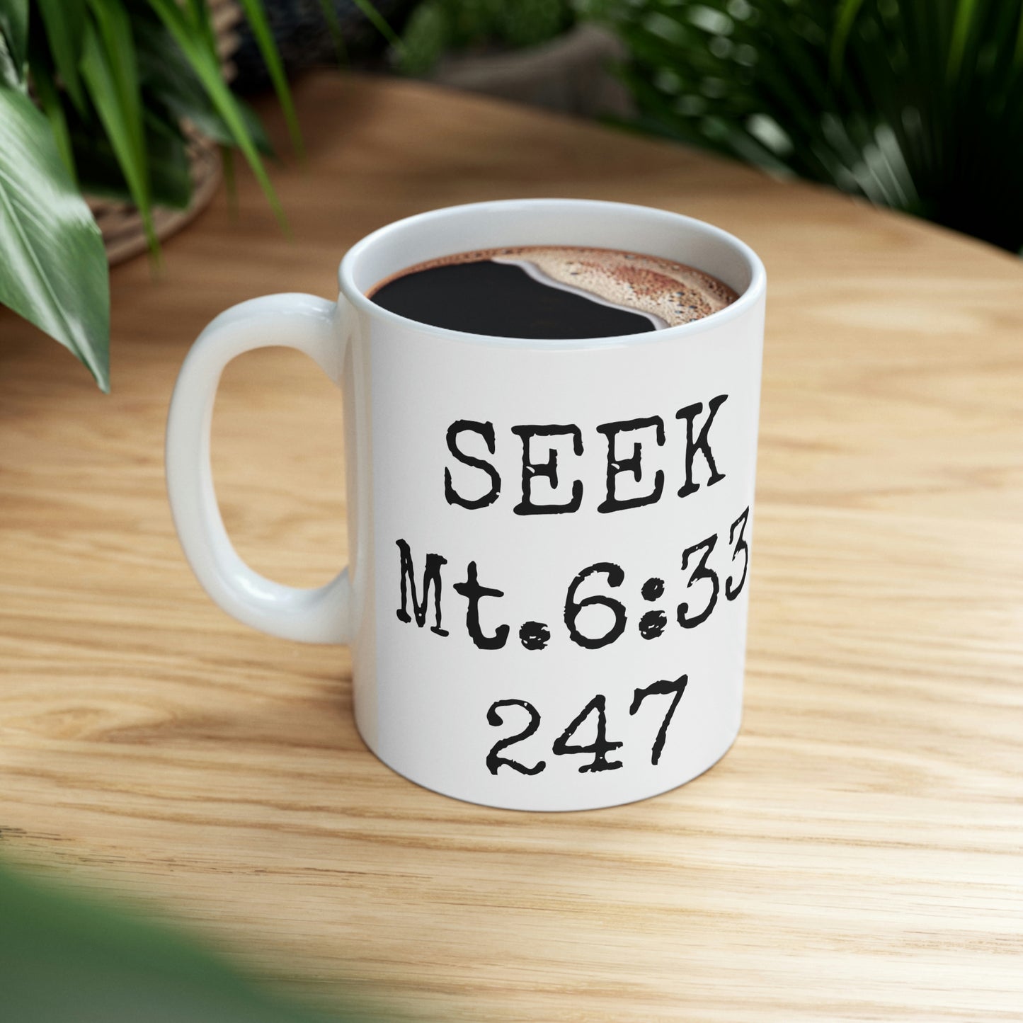 "SEEK" Ceramic Mug 11oz