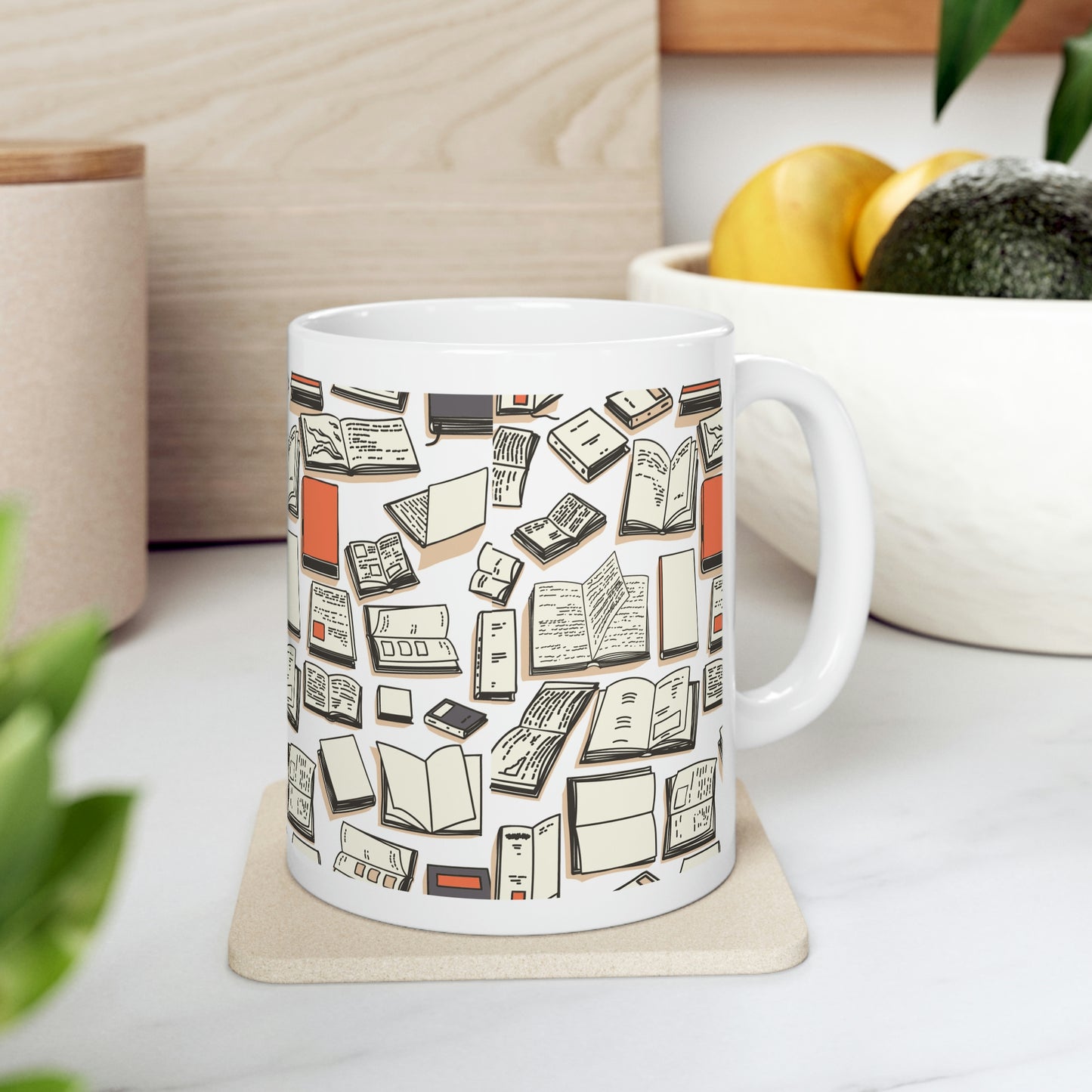 Books, Books, Books!  Copy of Ceramic Mug 11oz