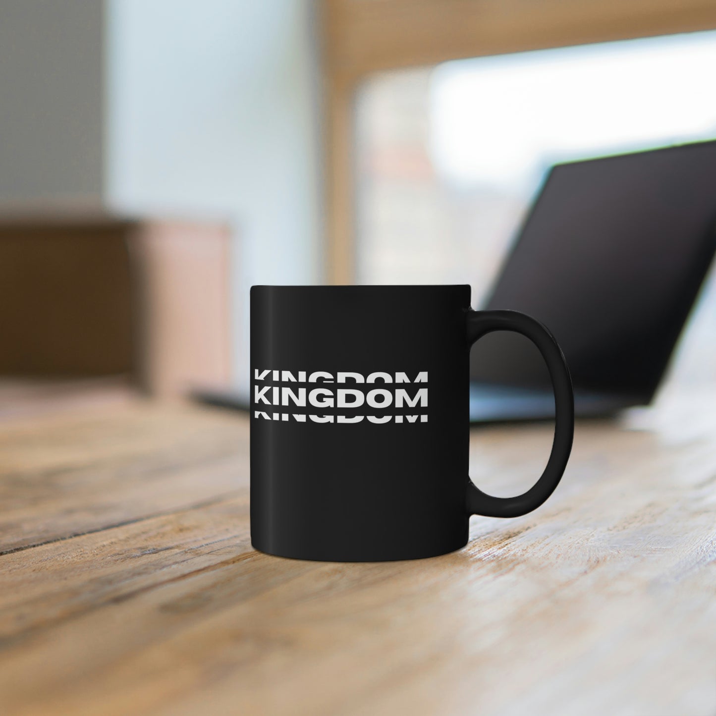 "KINGDOM" 11oz Black Mug