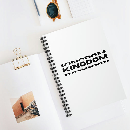 "KINGDOM" Spiral Notebook - Ruled Line *Bulk Discount Available*